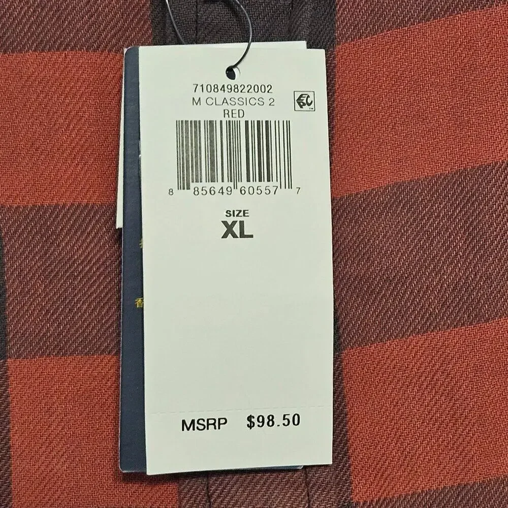 Ralph Lauren Red Plaid Button‑Down — NWT — XL Classic Fit - Picture 4 of 5